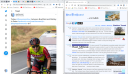Browser windows side by side