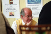 John Bly at a charity valuation in Aldeburgh