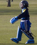 Visiting 8 year old goalie