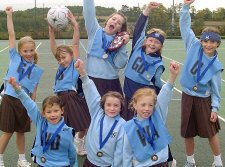 Under 9 netball A team