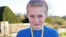 Suffolk U13 cross country champion Suzie Reid