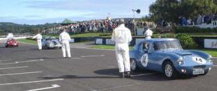 On the grid at Goodwood