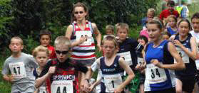 Youthful enthusiam at the 2k start - pic by Fram Camera Club