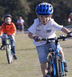 Young cyclocross rider