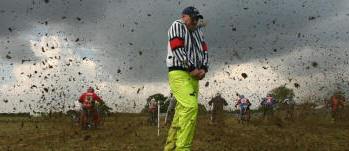 Flying mud at Rendham