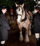 Grooms, horse and carriage